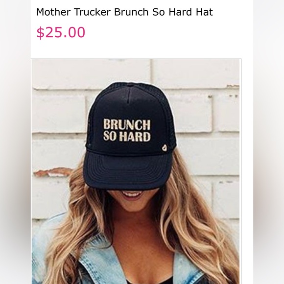 EUC! Mother Trucker & co. Women’s black trucker hat. SnapBack. - Picture 13 of 16